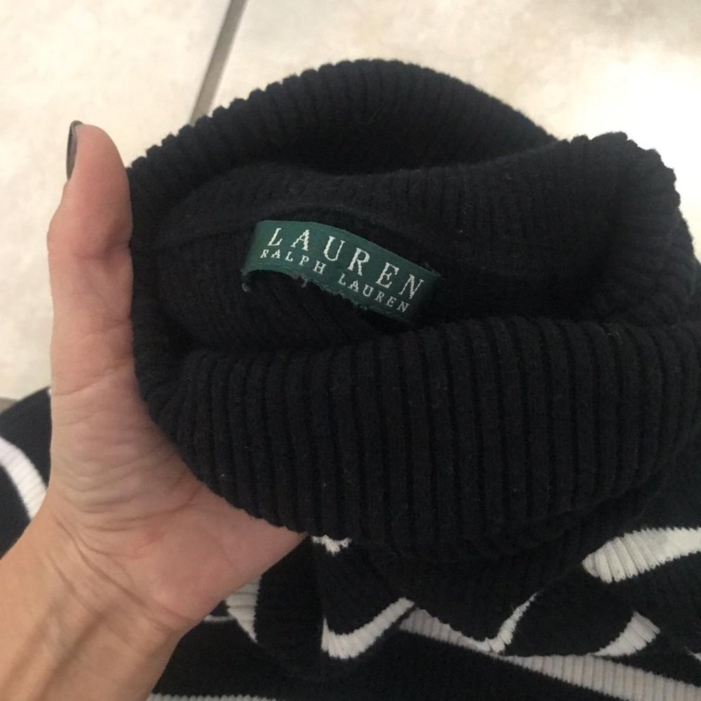 Ralph Lauren Striped Turtleneck size S/M - Picture 3 of 4